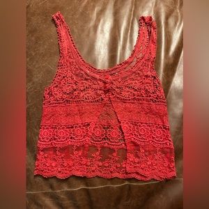 Urban Outfitters Kimchi Blue Lace Floral Top - Size XS